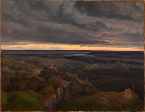 Eifel Landscape by Carl Friedrich Lessing
