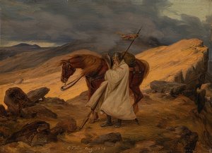 Crusaders on Watch in the Mountains. 1836