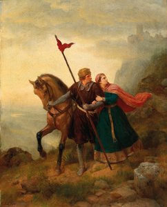 Walther and Hildegund Fleeing, 1841