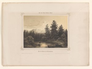 View of a Water in Salzkammergut by Carl Friedrich Würthle