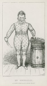 Mr Joseph Grimaldi as Clown in Harlequin and Friar Bacon