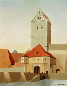 Dinkelsbühl – Rothenburg Gate by Carl Grossberg