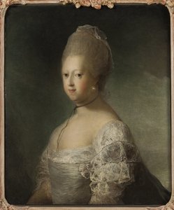 Portrait of Caroline Matilda of Great Britain, Queen of Denmark
