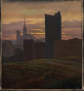 The Imperial Castle, Eger by Carl Gustav Carus