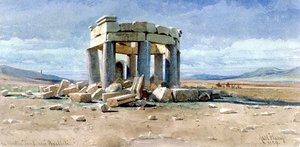 A Moslem Tomb near Baalbek by Carl Haag