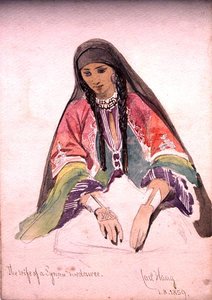 The Wife of a Syrian Bedawee by Carl Haag