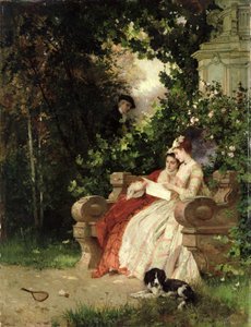 The Eavesdropper by Carl Heinrich Hoff