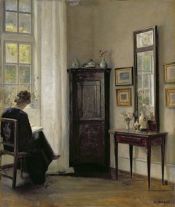Interior with Woman Reading