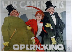 We Are Going to the Opera Cinema by Carl Josef Pollak