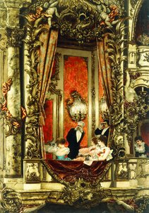 Franz Josef at the Opera, 1883 by Carl Kahler