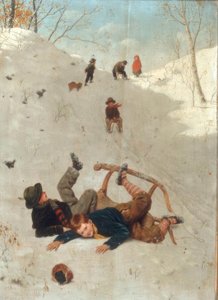 Children Sledding