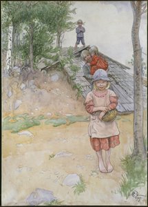 By the Cellar by Carl Larsson