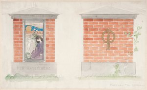 Proposal for a Tombstone over Per Hasselberg by Carl Larsson