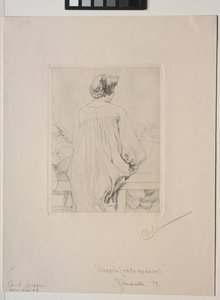 Lisbeth, Seen from Behind by Carl Larsson