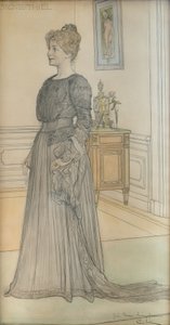 Portrait of Mrs. Signe Thiel by Carl Larsson