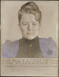 The Author Selma Lagerlöf by Carl Larsson