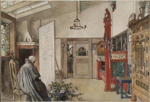 The Studio by Carl Larsson