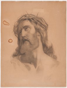 Crowned Head of Christ by Carl Larsson