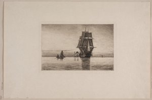 Quiet Evening in the North Sea by Carl Locher