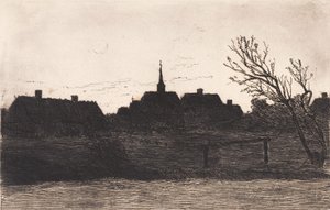 Hornbæk Church, Summer Evening
