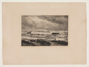 Skagen. Storm by Carl Locher