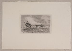 Storm in the North Sea. Arcturus Gets a Pilot by Carl Locher