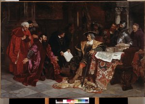 The Emperor Maximilian Receives the Venetian Ambassadors in Verona