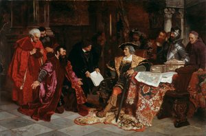 The Emperor Maximilian Receives the Venetian Ambassadors in Verona, 1879