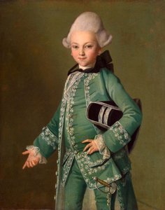 Portrait of Count Alexei Bobrinsky as a Child by Carl Ludwig Johann Christineck