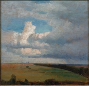 Landscape near Munich by Carl Ludwig Seeger