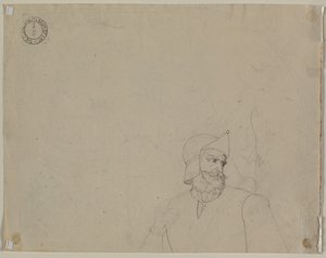 Soldier in a Landscape (verso)