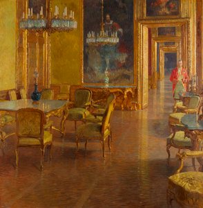 Interior of the Winter Palace of Prince Eugene of Savoy in Himmelpfortgasse