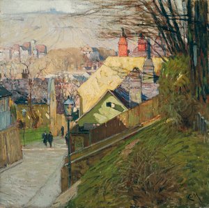 The House of Therese Krones in Dobling in Vienna by Carl Moll