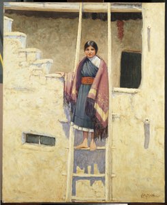 Hopi Maiden, Village of Walpi