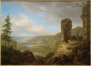 C. Morgenstern, View from the Ruins of Böckelheim Castle by Carl Morgenstern