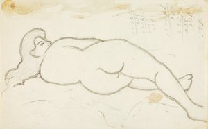 Reclining Female Nude by Carl Newman