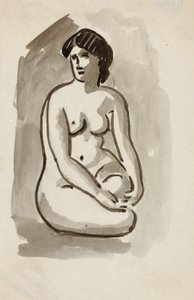 Seated Female Nude