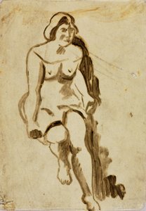 Seated Woman by Carl Newman