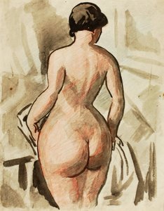Standing Female Nude by Carl Newman
