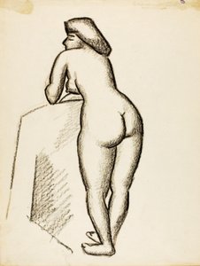 Standing Female Nude by Carl Newman
