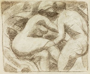 Two Nudes by Carl Newman