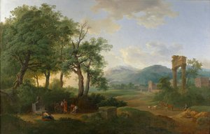 Arcadian Landscape by Carl Philipp Schallhas