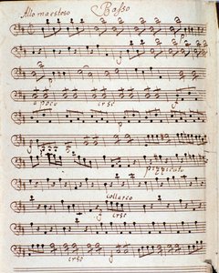 Page of Musical Score of Concerto in D Major by Karl Philipp Stamitz by Carl Philipp Stamitz