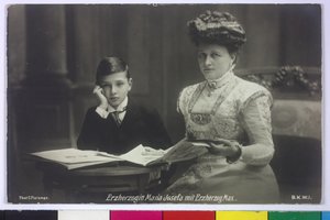 Archduchess Mary Josefa with Her Son Max