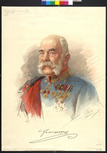 Emperor of Austria Franz Joseph I by Carl Pietzner