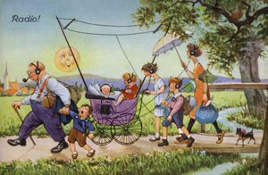 Comic portrayals of early radio