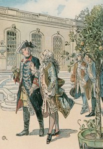 Frederick the Great in Conversation with the French Philosopher, Voltaire