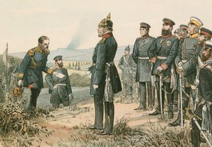 Wilhelm I, King of Prussia and Emperor of Germany (1797-1888), Receiving Napoleon III