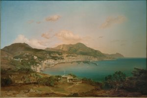 View over Genoa by Carl Rottmann
