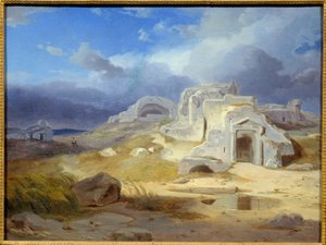 The Tomb of Archimedes in Syracuse by Carl Rottmann